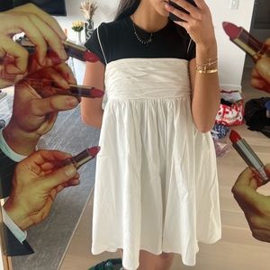 White reformation flowy dress